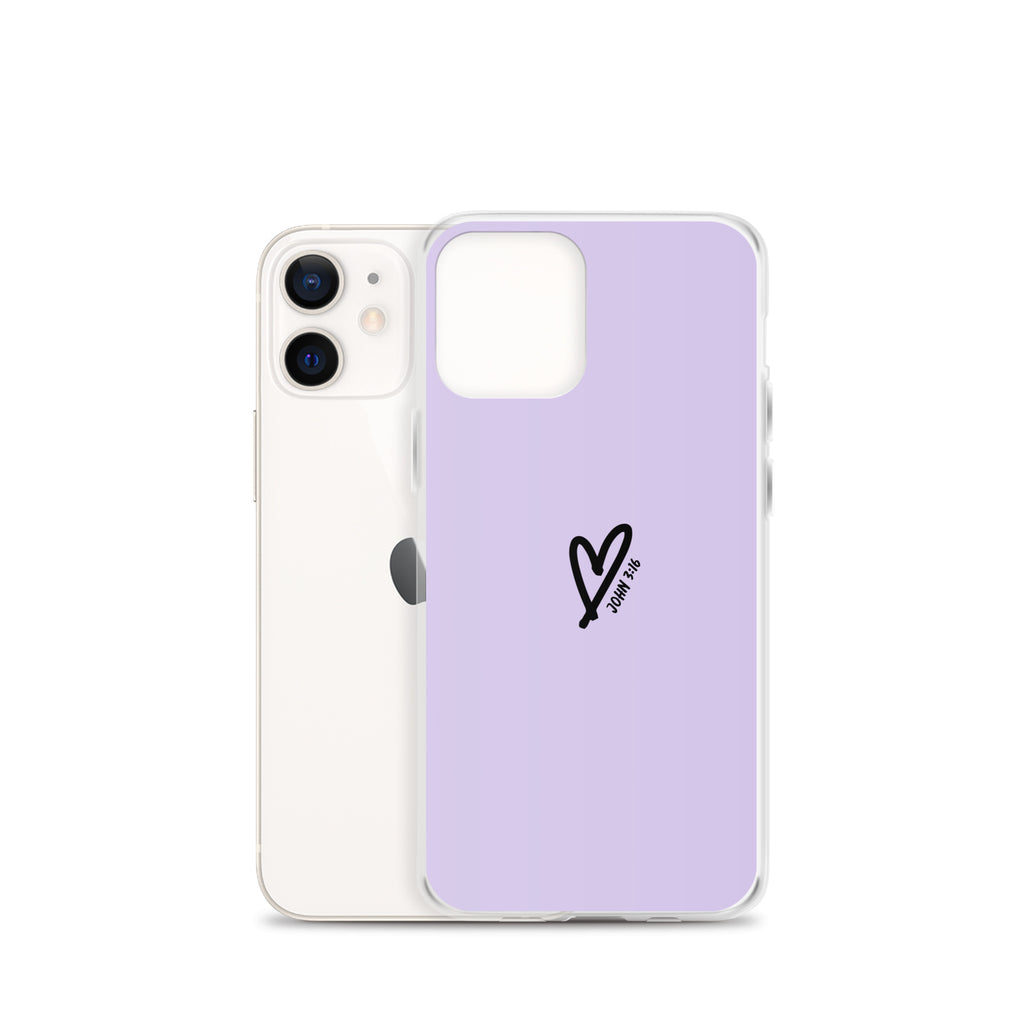 John 3:16 (lilac) - Clear Case for iPhone®