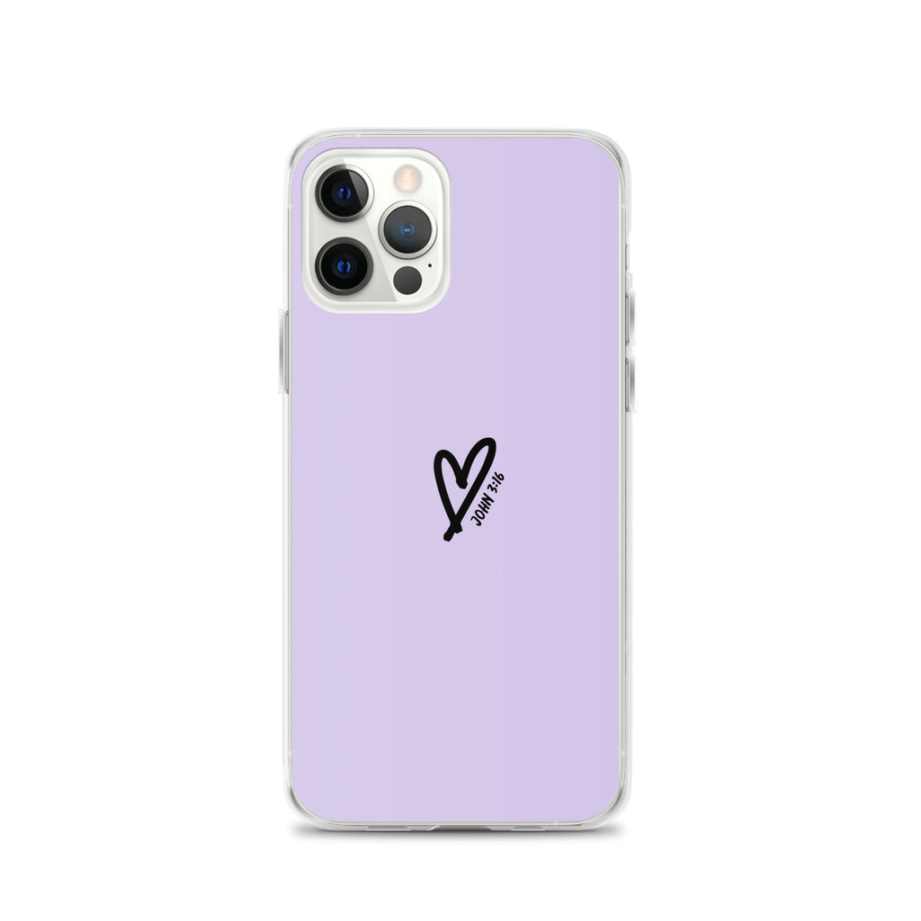 John 3:16 (lilac) - Clear Case for iPhone®
