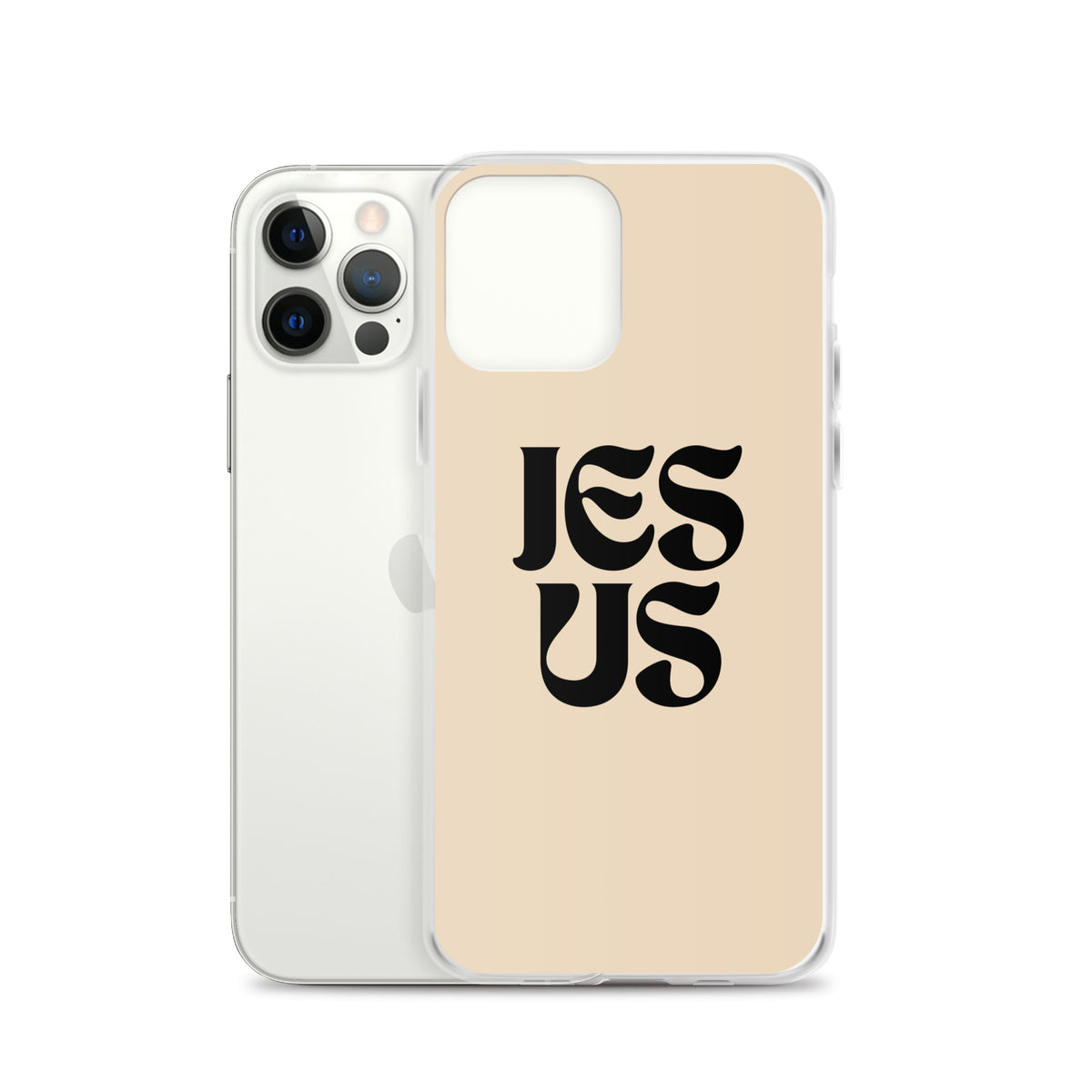 JESUS (beige) - Clear Case for iPhone®