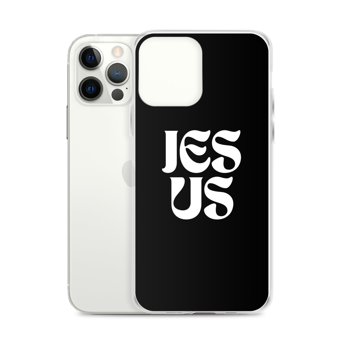 JESUS (black) - Clear Case for iPhone®