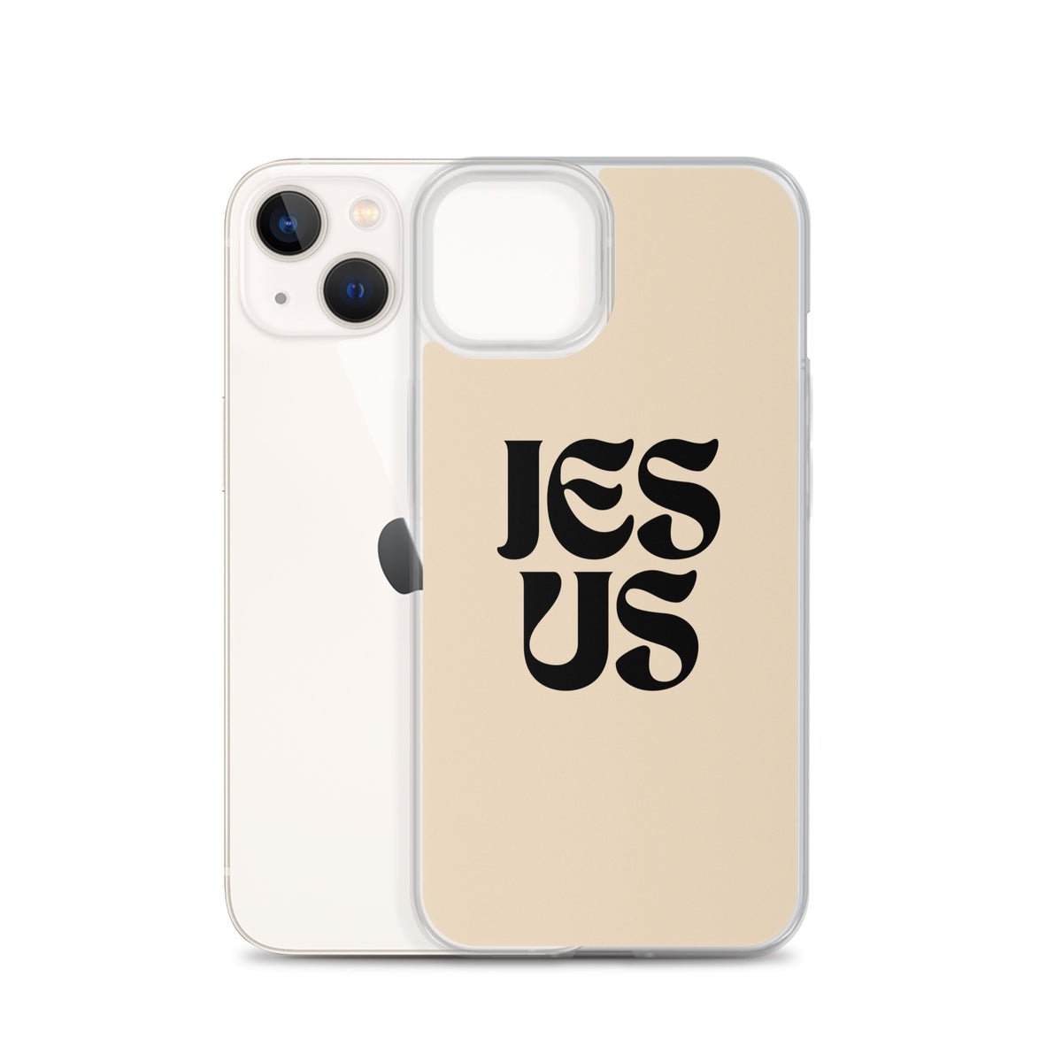 JESUS (beige) - Clear Case for iPhone®