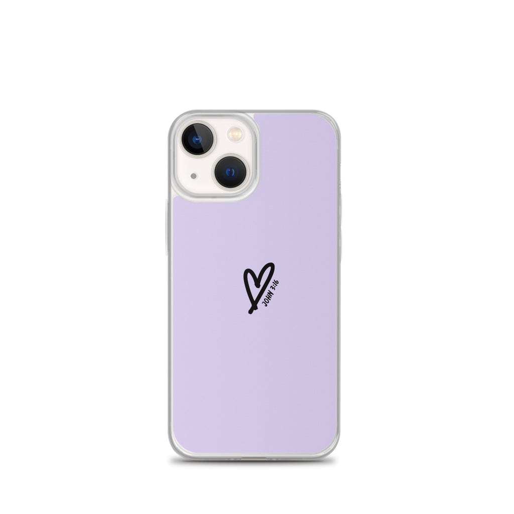 John 3:16 (lilac) - Clear Case for iPhone®