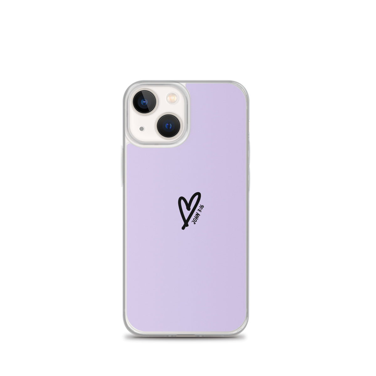 John 3:16 (lilac) - Clear Case for iPhone®