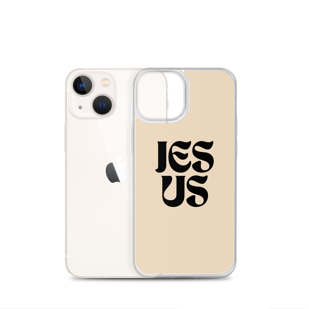 JESUS (beige) - Clear Case for iPhone®