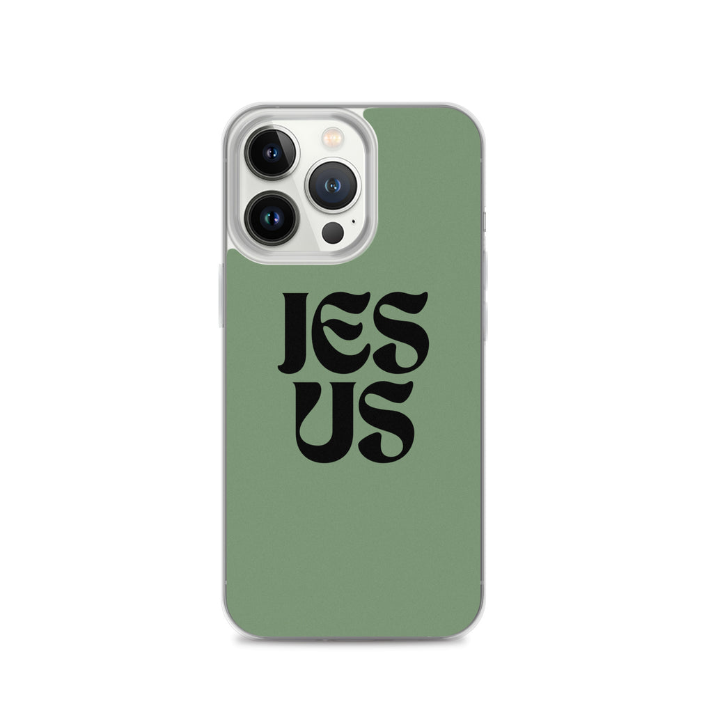JESUS (green) - Clear Case for iPhone®