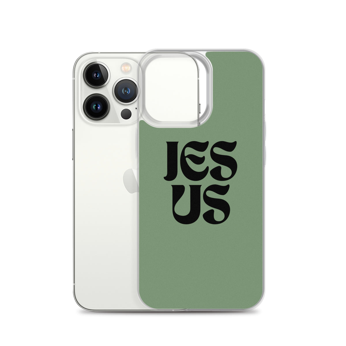 JESUS (green) - Clear Case for iPhone®