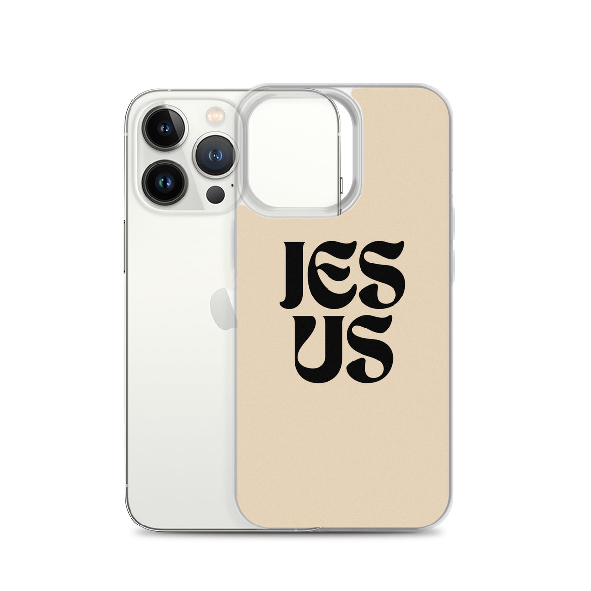 JESUS (beige) - Clear Case for iPhone®