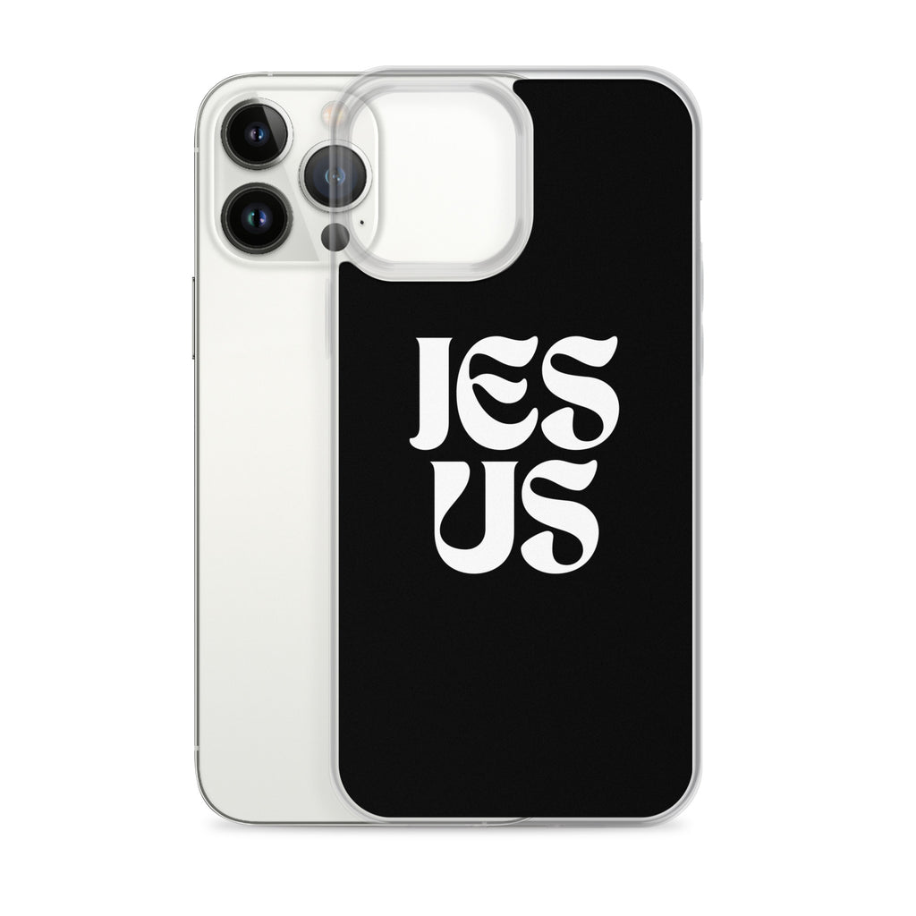 JESUS (black) - Clear Case for iPhone®