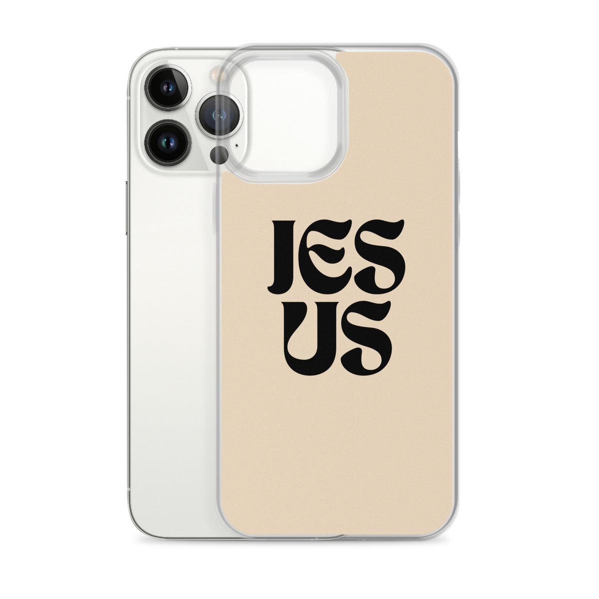 JESUS (beige) - Clear Case for iPhone®