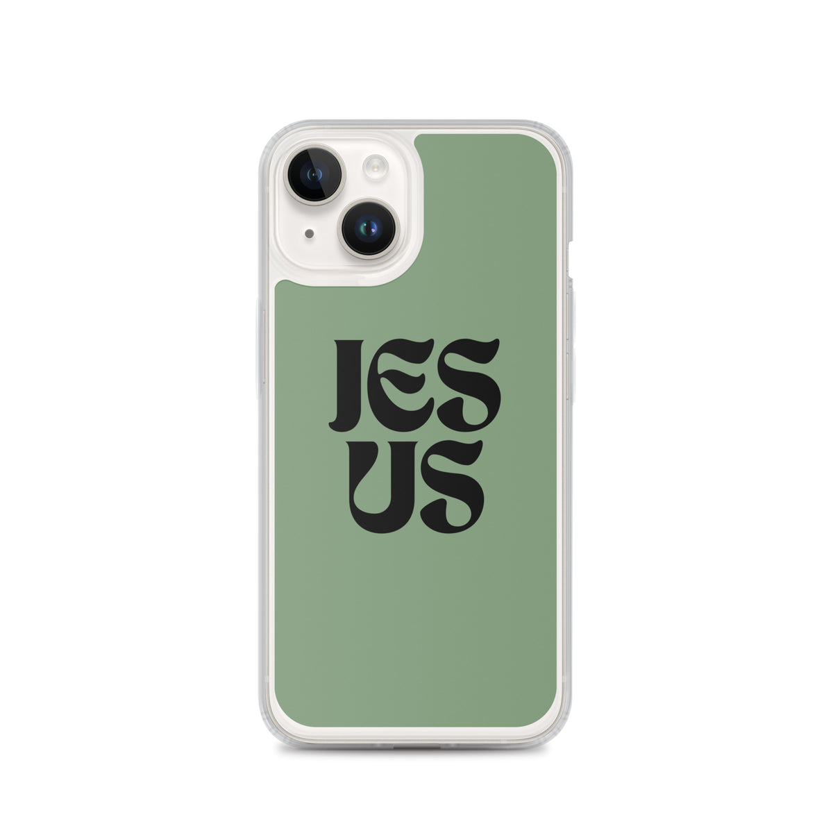 JESUS (green) - Clear Case for iPhone®