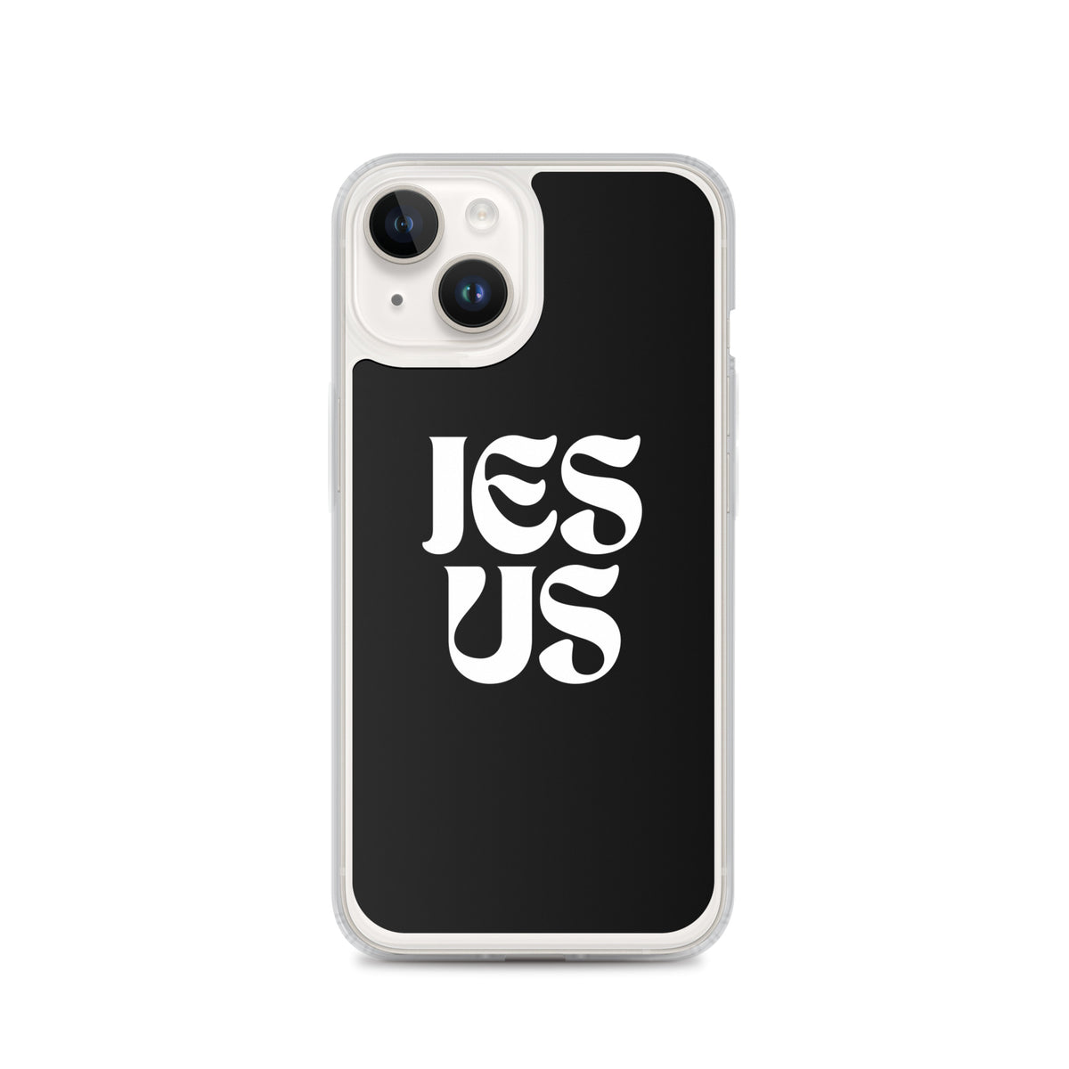 JESUS (black) - Clear Case for iPhone®