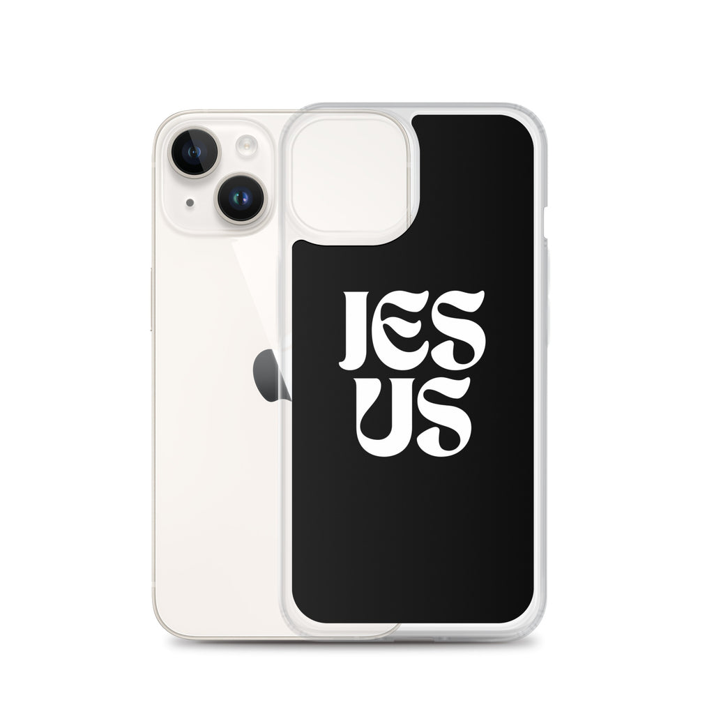JESUS (black) - Clear Case for iPhone®
