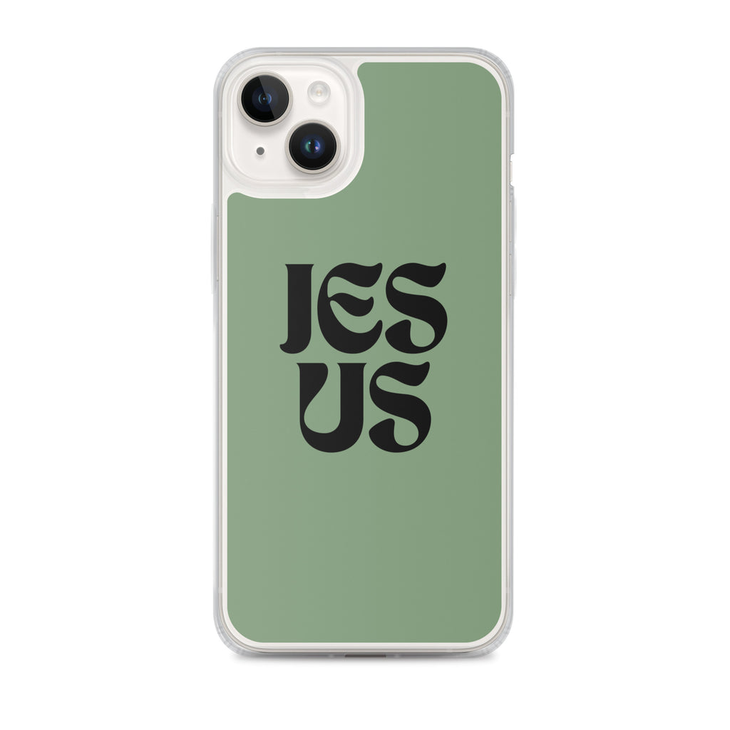 JESUS (green) - Clear Case for iPhone®