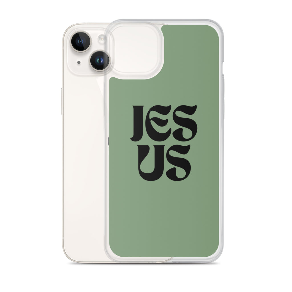 JESUS (green) - Clear Case for iPhone®