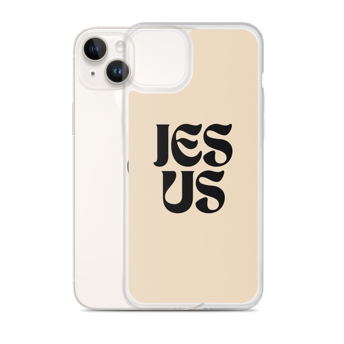 JESUS (beige) - Clear Case for iPhone®