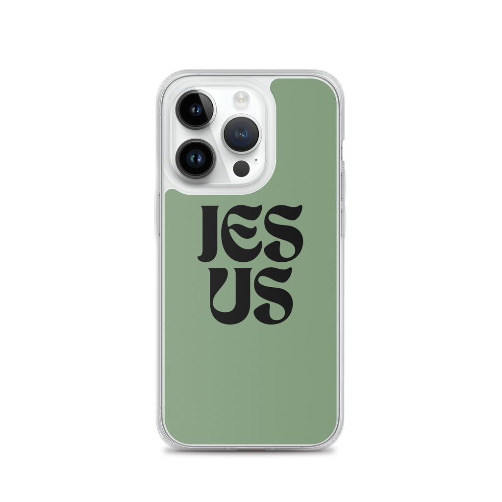 JESUS (green) - Clear Case for iPhone®
