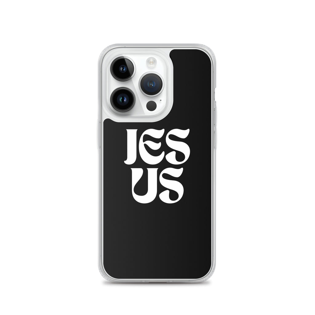 JESUS (black) - Clear Case for iPhone®
