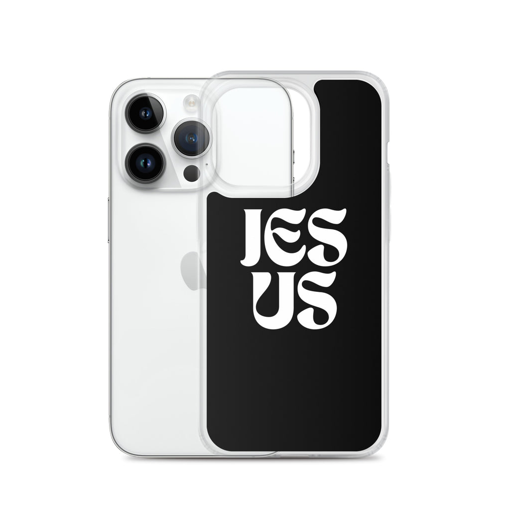 JESUS (black) - Clear Case for iPhone®