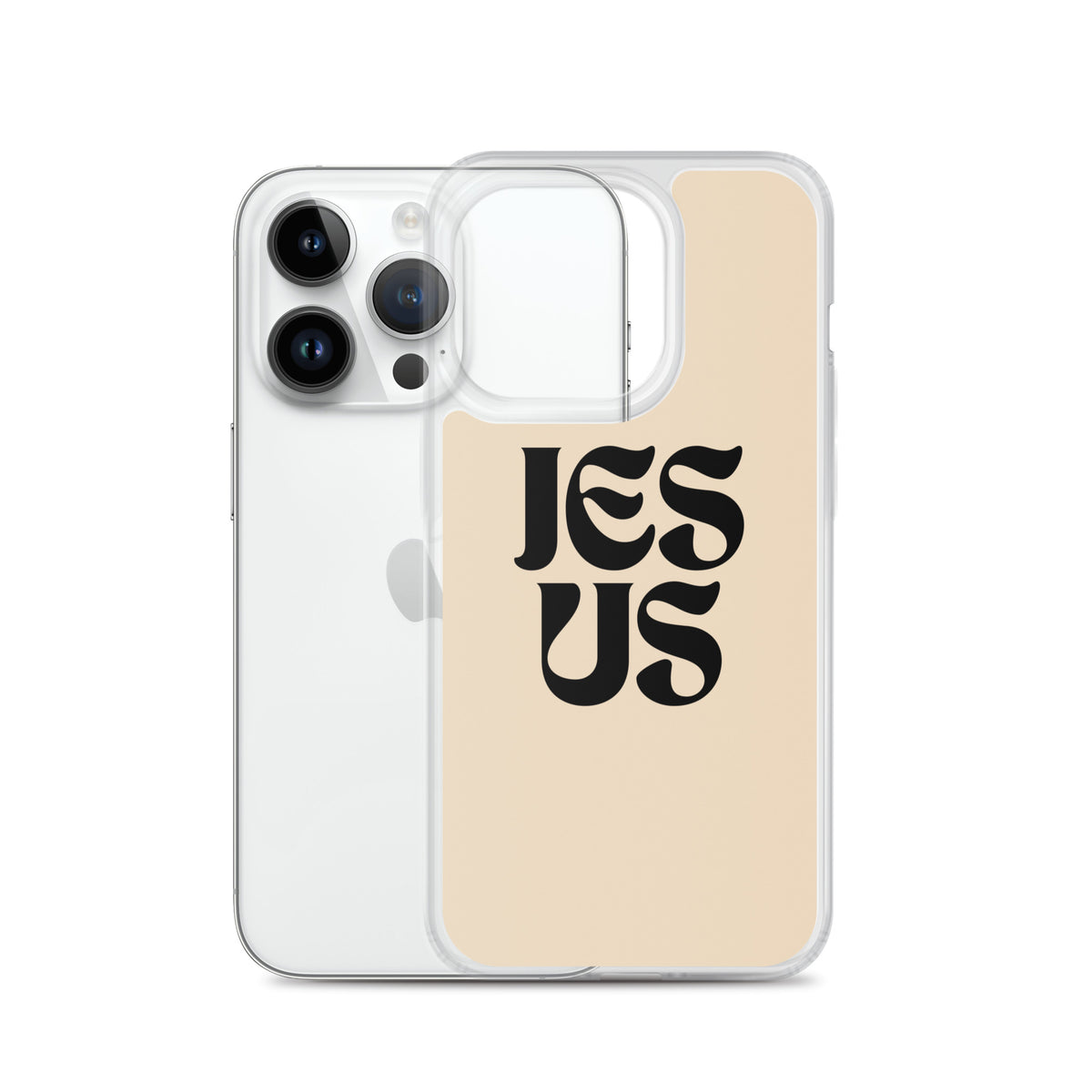 JESUS (beige) - Clear Case for iPhone®