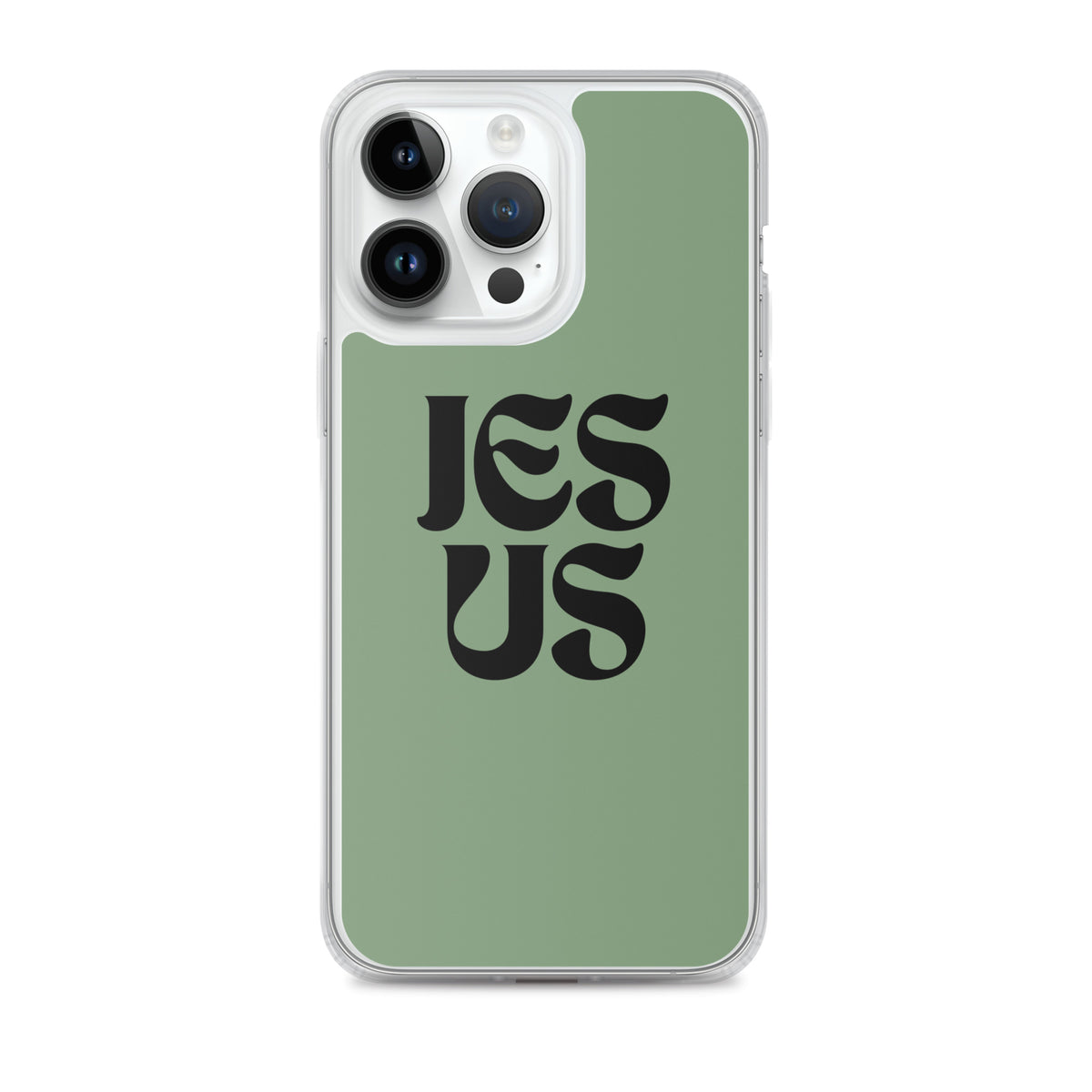 JESUS (green) - Clear Case for iPhone®