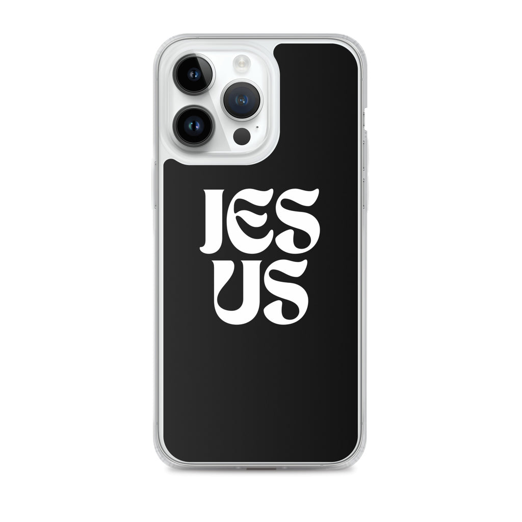 JESUS (black) - Clear Case for iPhone®