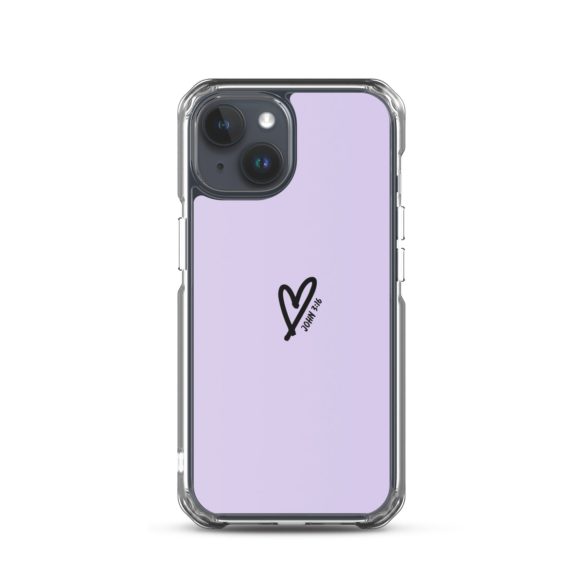 John 3:16 (lilac) - Clear Case for iPhone®