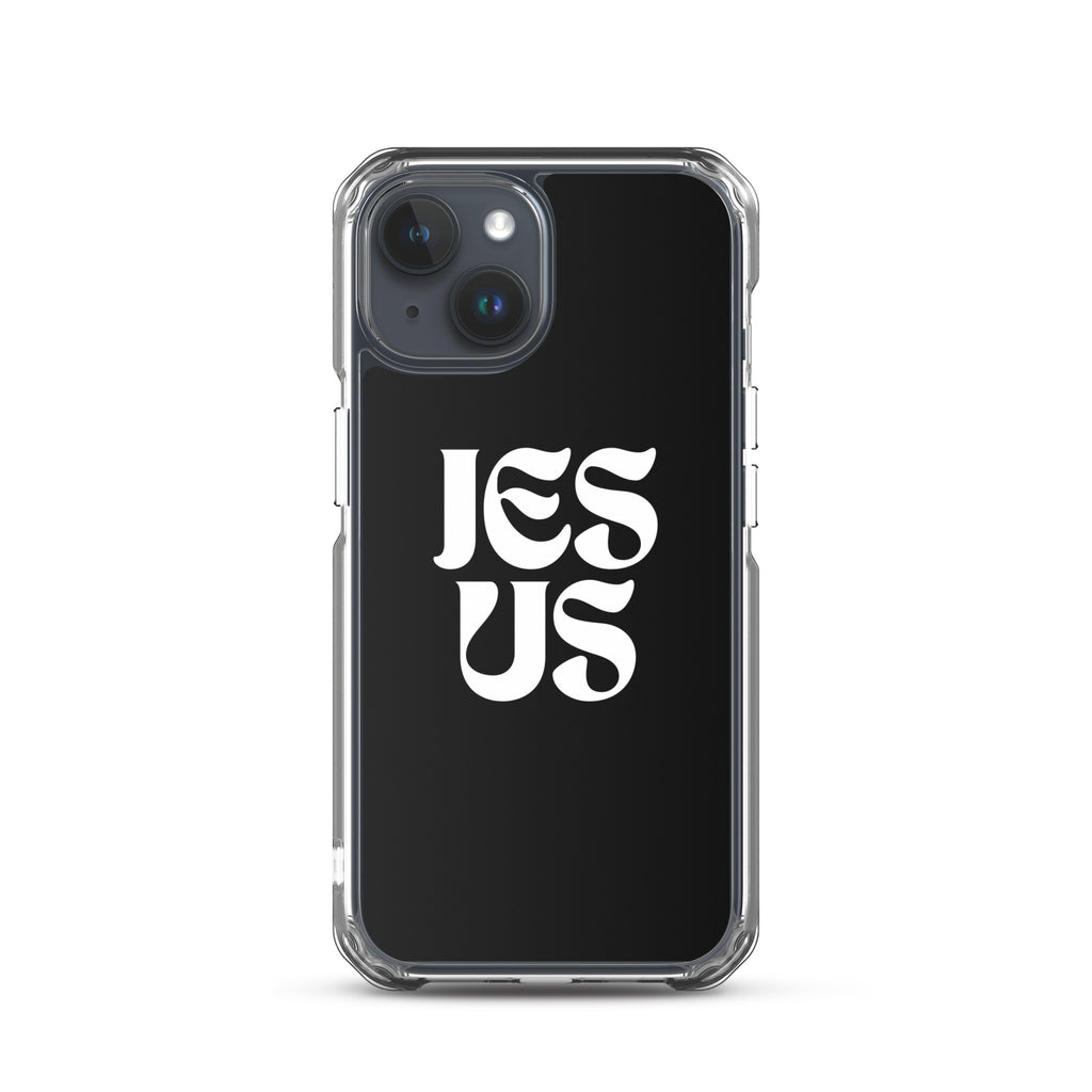 JESUS (black) - Clear Case for iPhone®