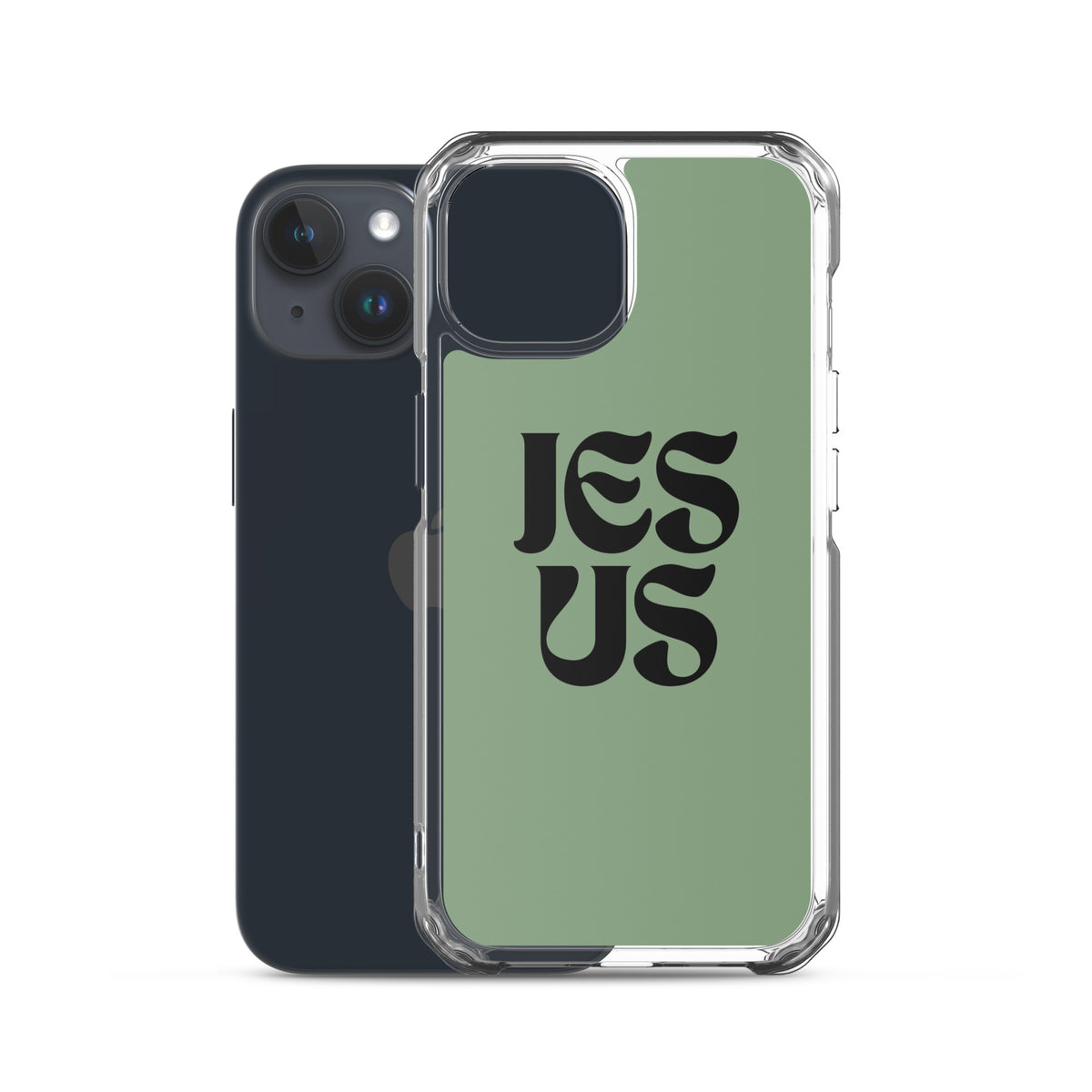 JESUS (green) - Clear Case for iPhone®