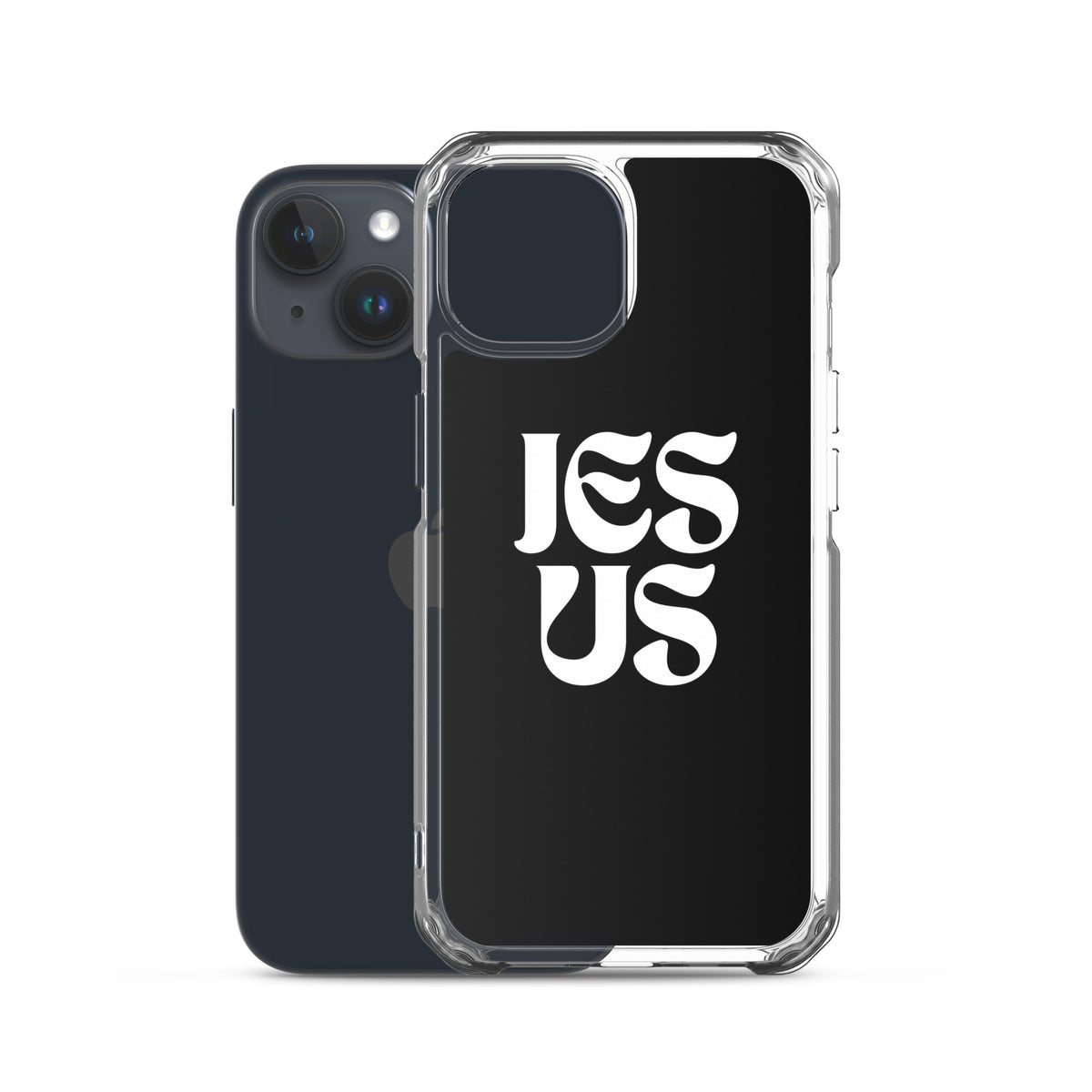 JESUS (black) - Clear Case for iPhone®