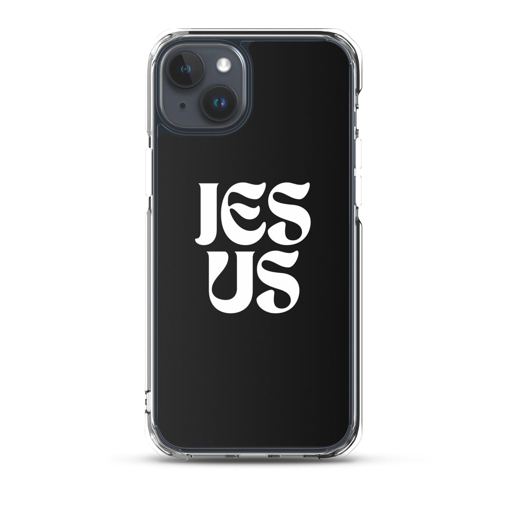 JESUS (black) - Clear Case for iPhone®