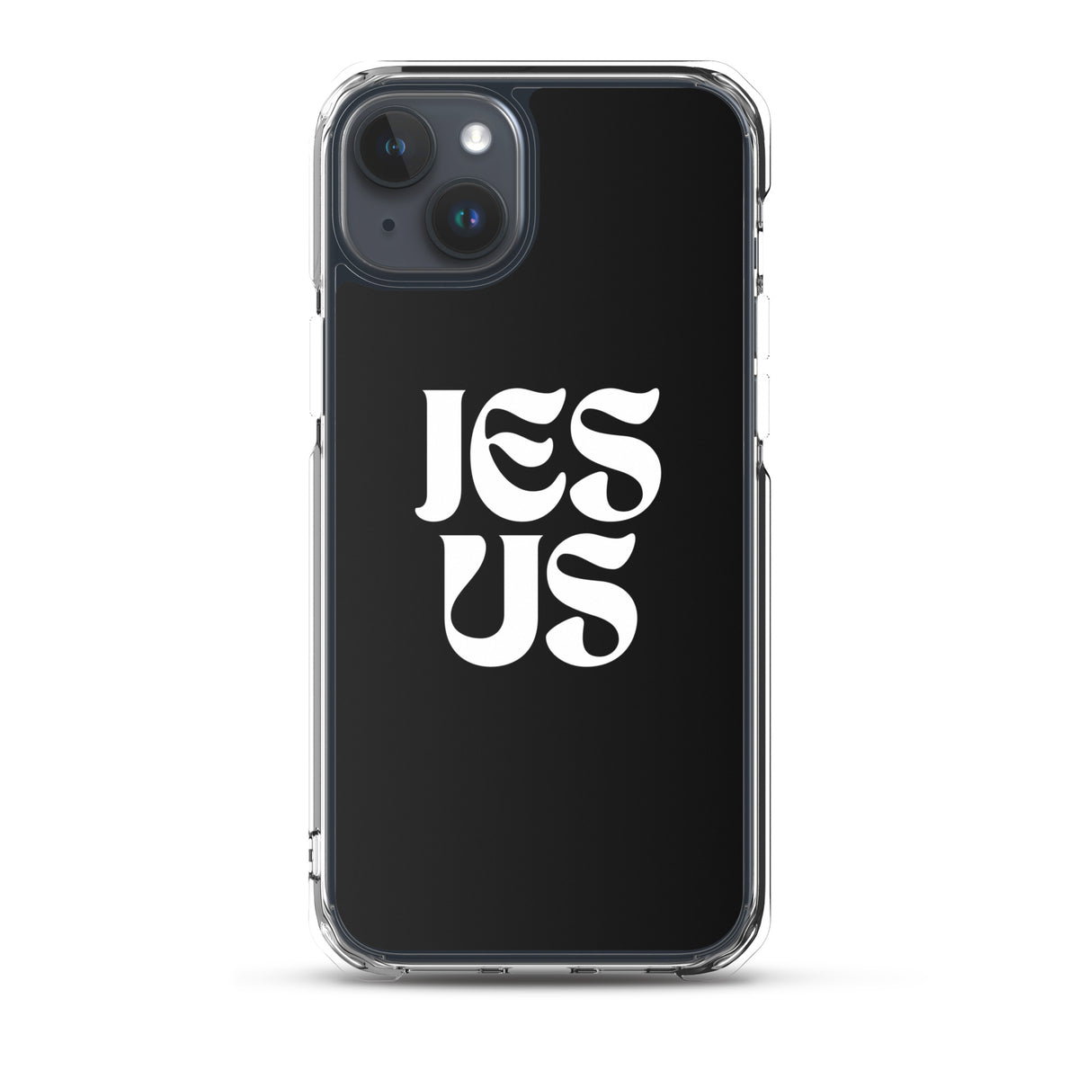 JESUS (black) - Clear Case for iPhone®