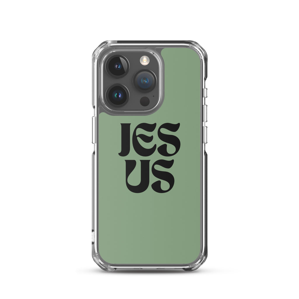 JESUS (green) - Clear Case for iPhone®