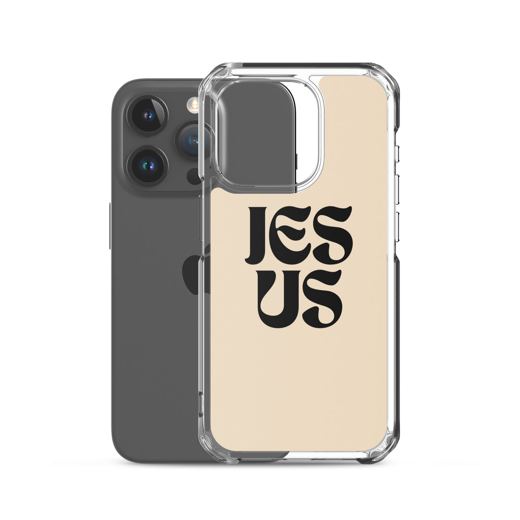 JESUS (beige) - Clear Case for iPhone®