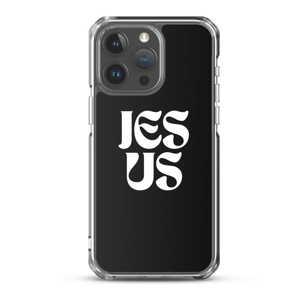 JESUS (black) - Clear Case for iPhone®
