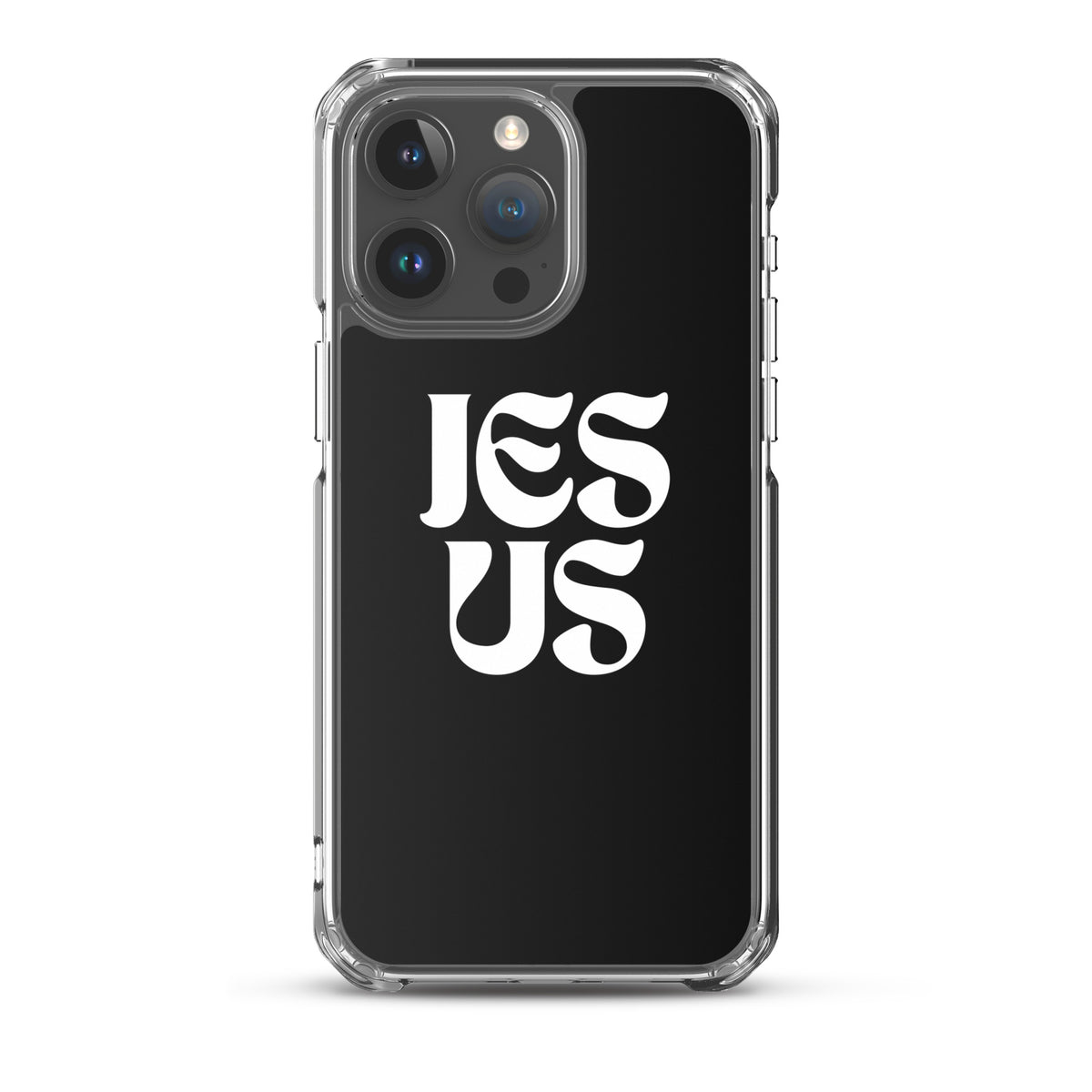 JESUS (black) - Clear Case for iPhone®