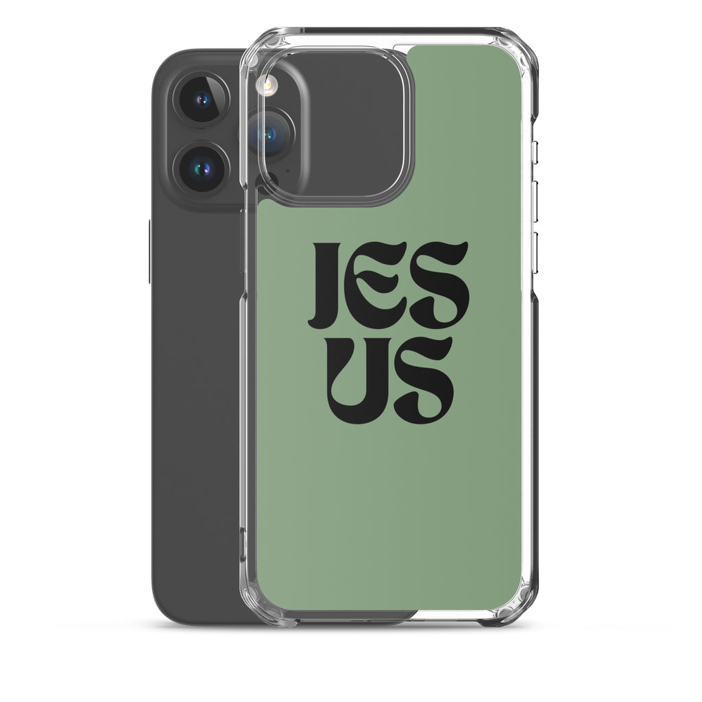 JESUS (green) - Clear Case for iPhone®