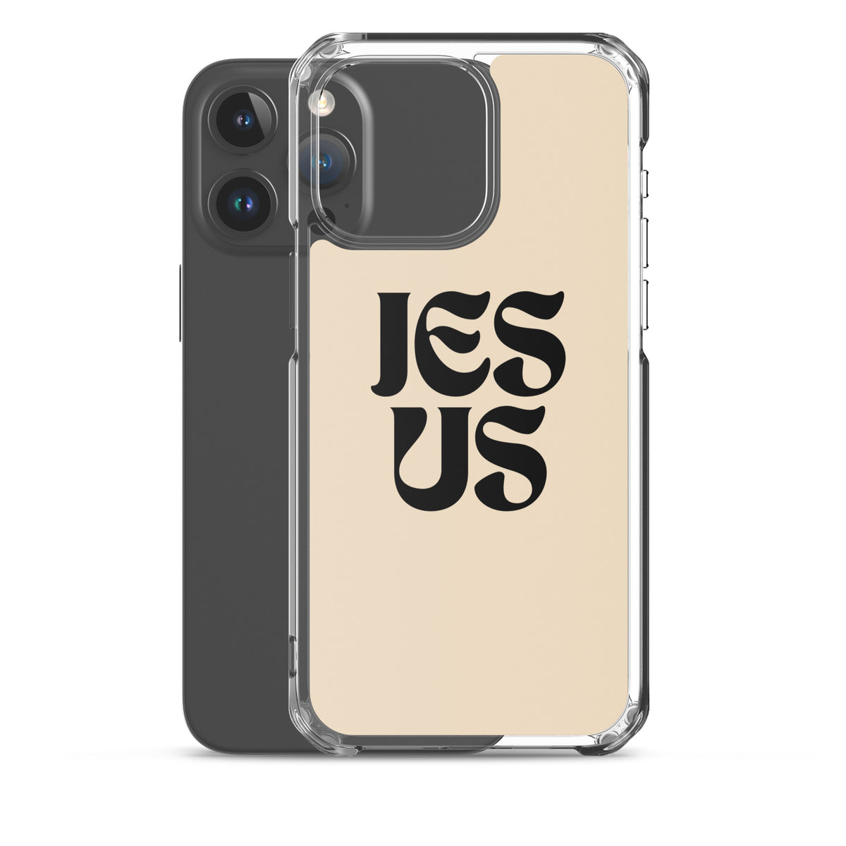 JESUS (beige) - Clear Case for iPhone®