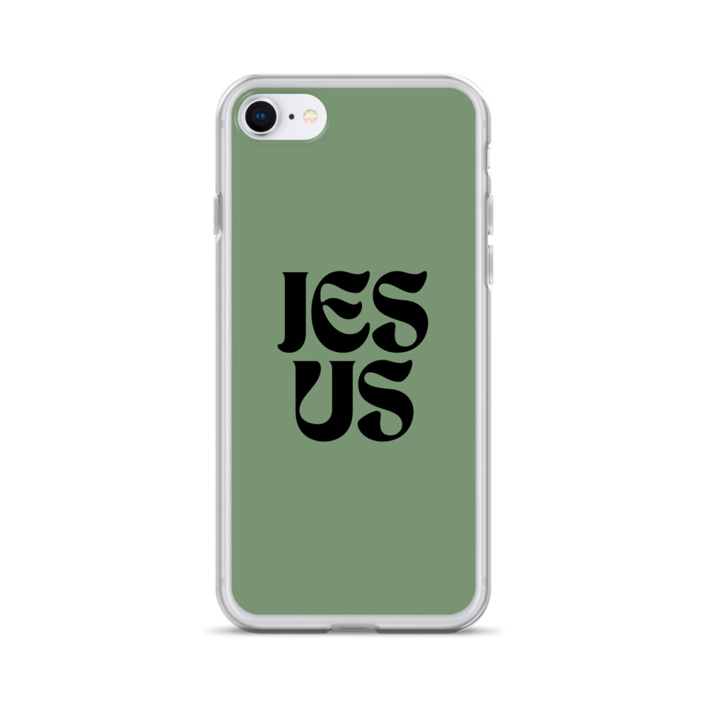JESUS (green) - Clear Case for iPhone®