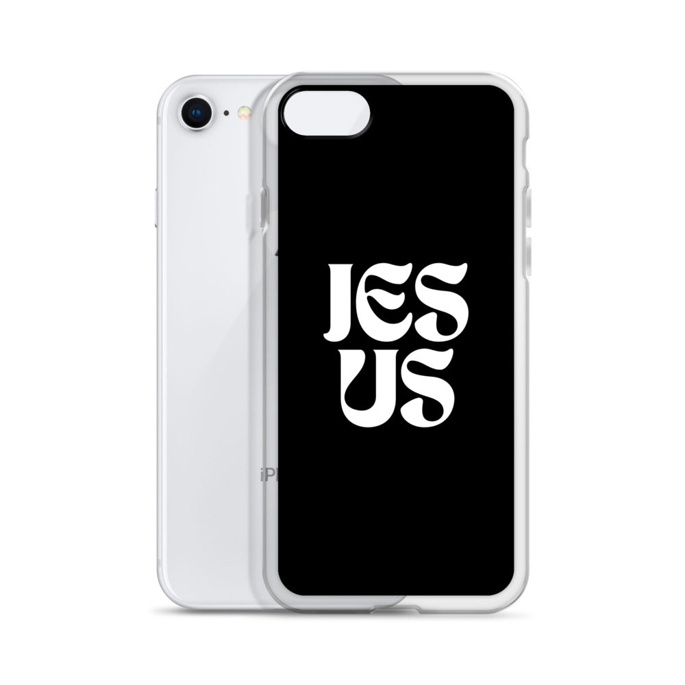 JESUS (black) - Clear Case for iPhone®