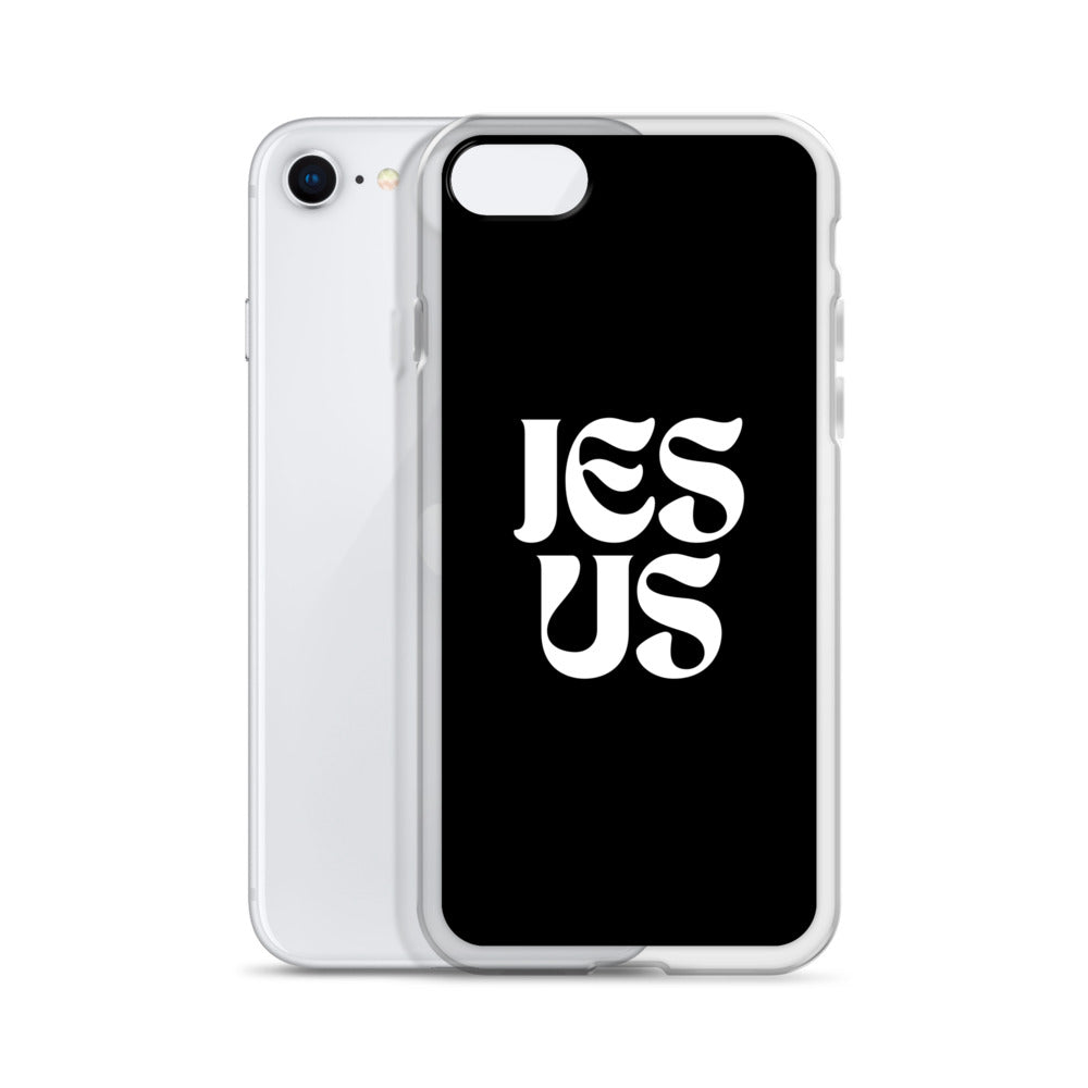 JESUS (black) - Clear Case for iPhone®