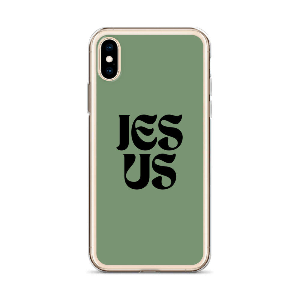JESUS (green) - Clear Case for iPhone®