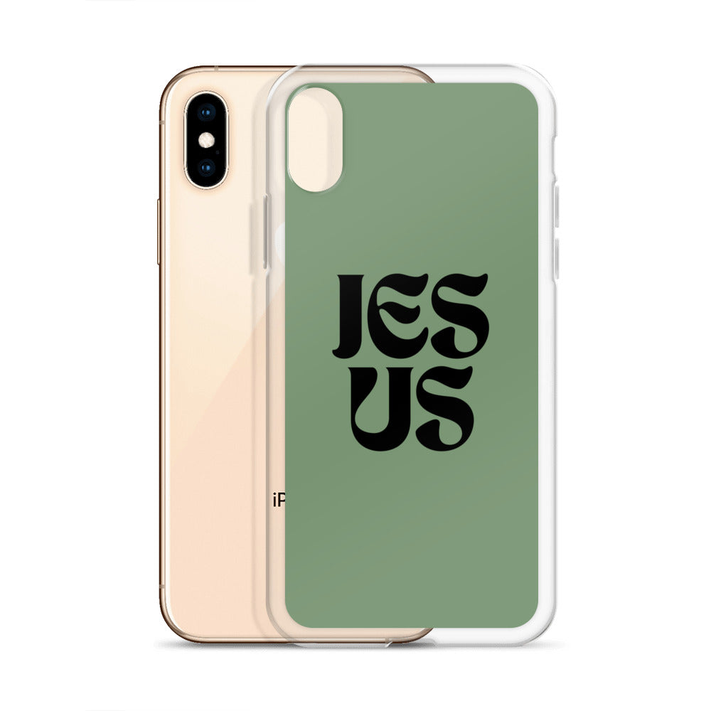 JESUS (green) - Clear Case for iPhone®