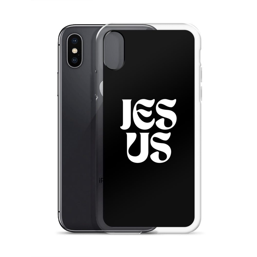 JESUS (black) - Clear Case for iPhone®