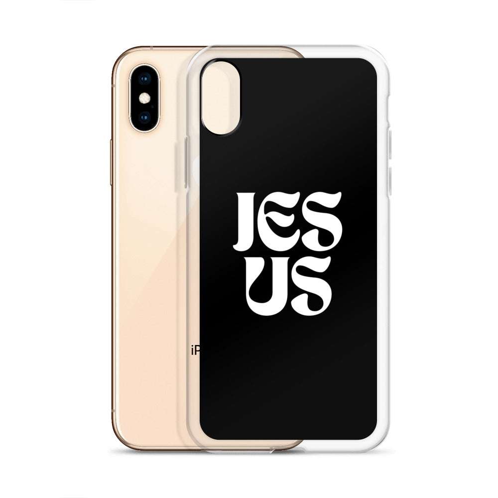 JESUS (black) - Clear Case for iPhone®