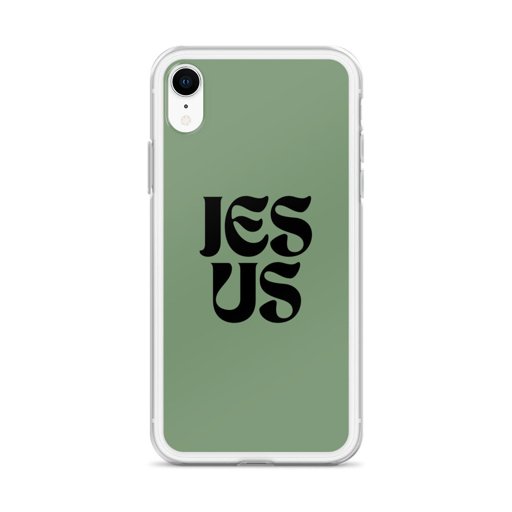 JESUS (green) - Clear Case for iPhone®