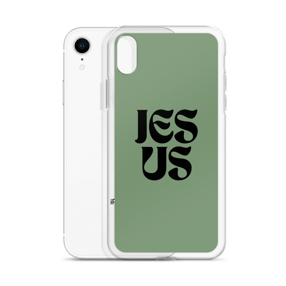 JESUS (green) - Clear Case for iPhone®