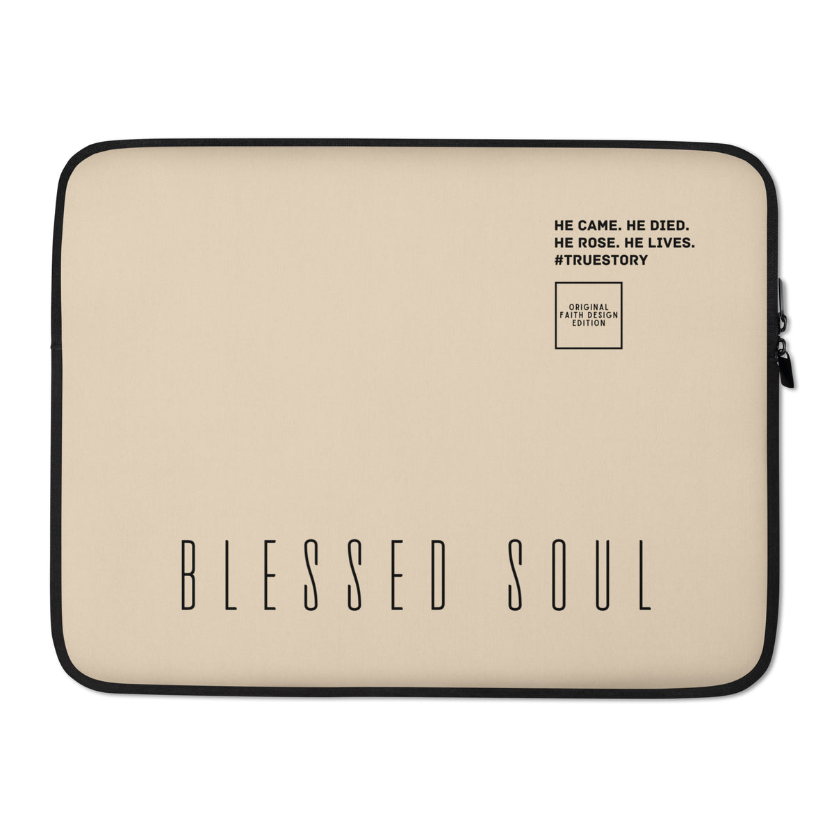 Blessed soul - Laptop Sleeve (neutral; 2 sizes)