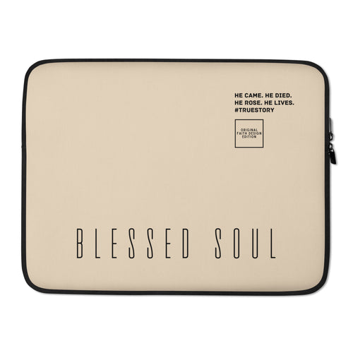 Blessed soul - Laptop Sleeve (neutral; 2 sizes)