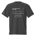 TRANSFORMED - Oversized faded tee (dark grey)