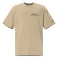 REDEEMED - Oversized faded tee (beige)